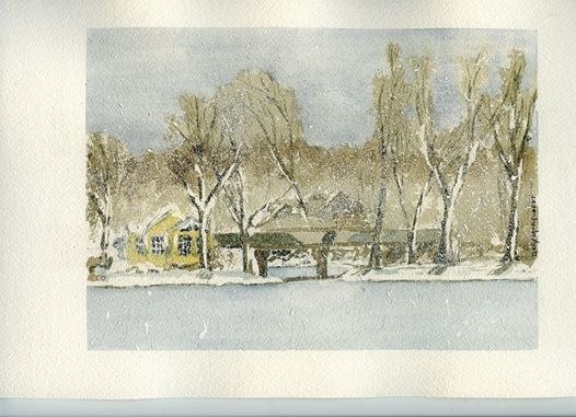 Yellow House across the River